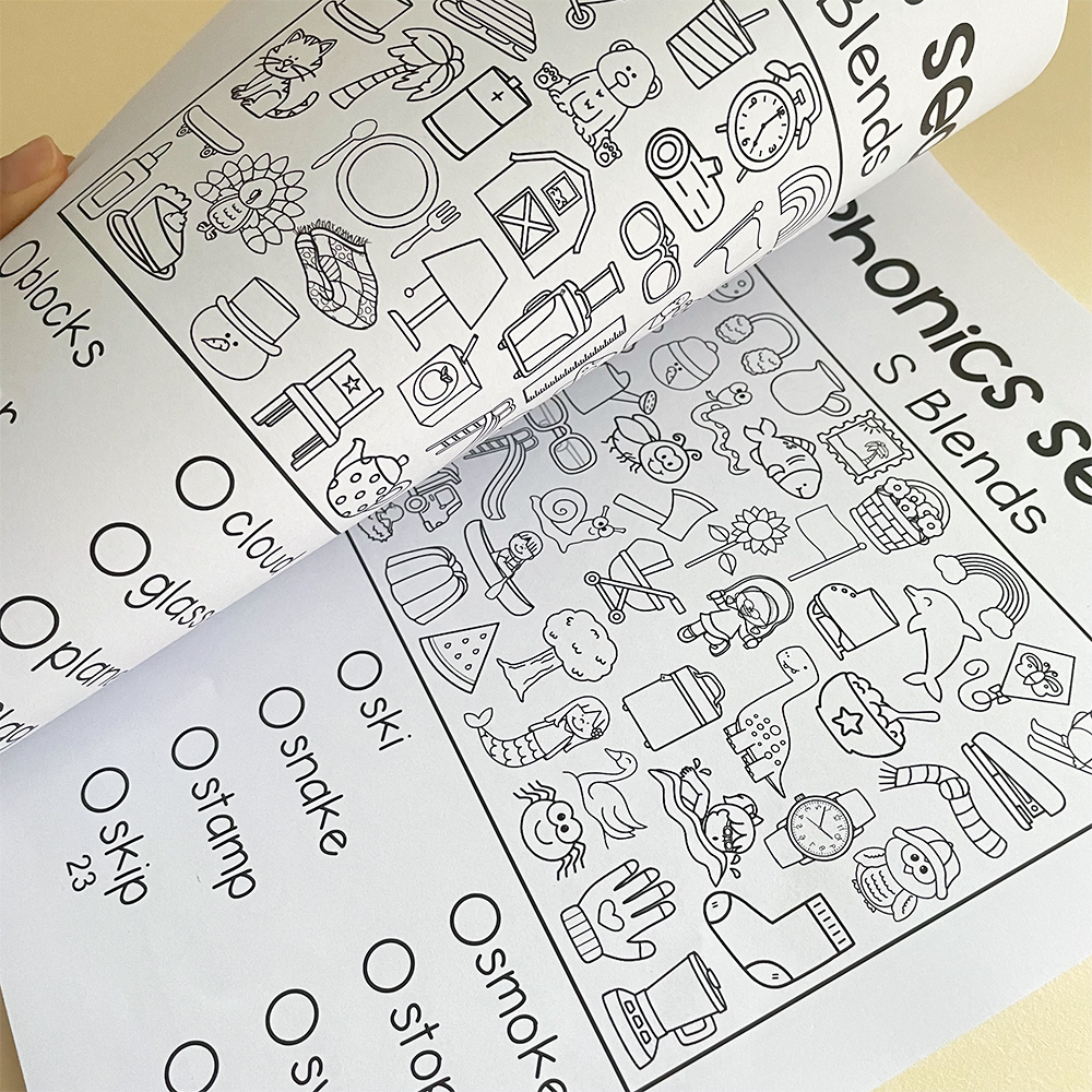 Read & Find Phonics Workbook for Kids, 43 Pages of Engaging Phonics ...