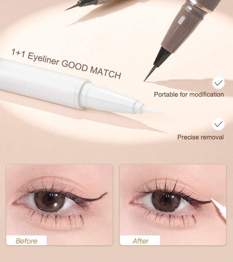 Judydoll Slim Liquid Eyeliner 0014mm Ultra Fine Skinny Waterproof Quick Drying Long Lasting 5847