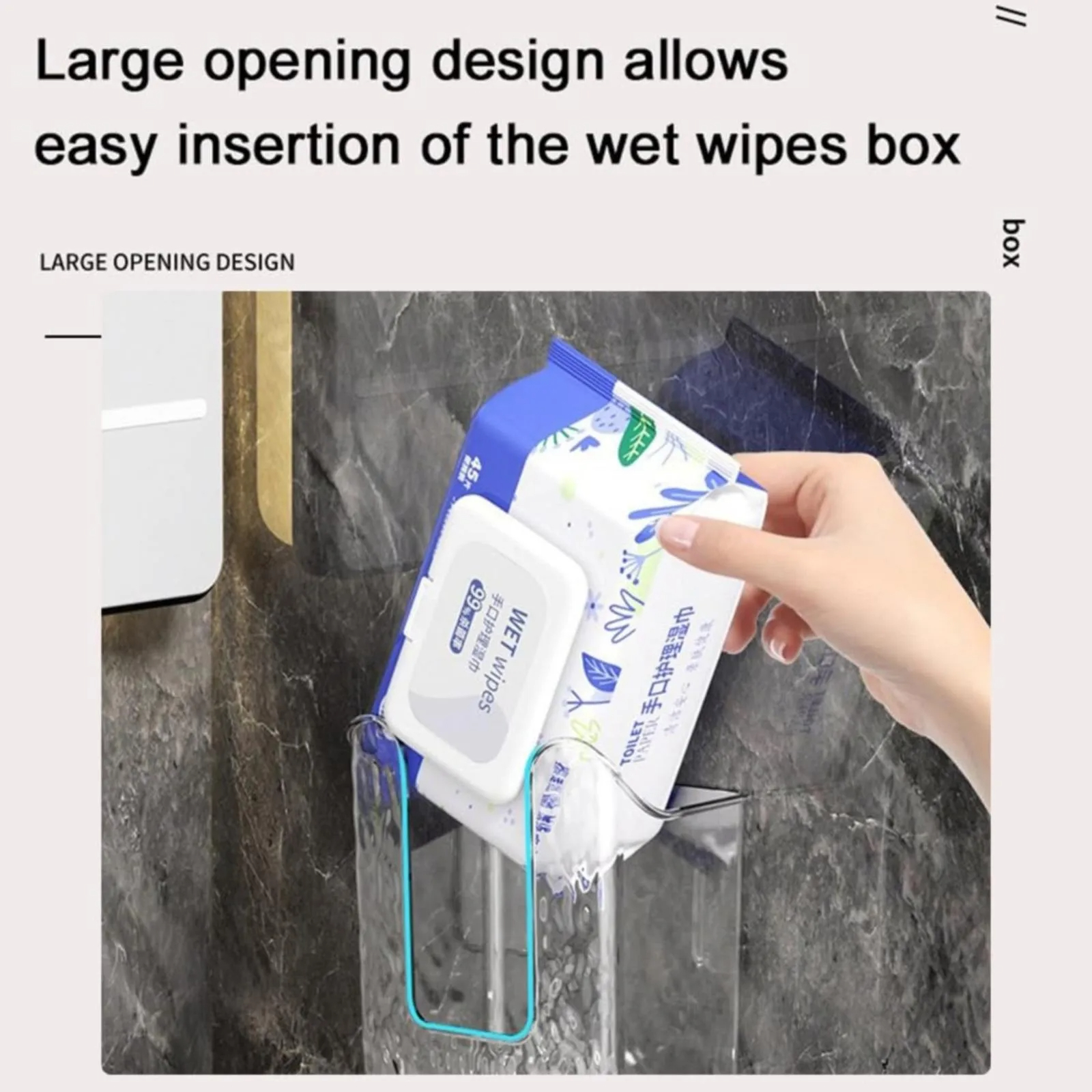 2PCS Kitchen Wipes Storage Box Easy To Remove Wipes No Punching Wall ...