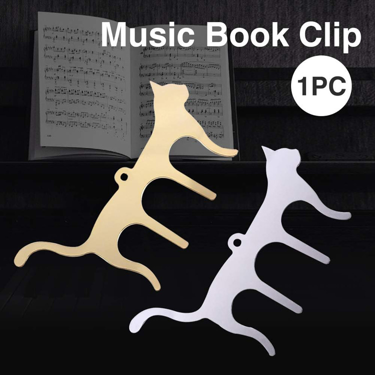 Metal Music Book Clips Sheet Music Holder Chips for Sheet Stands Cute ...