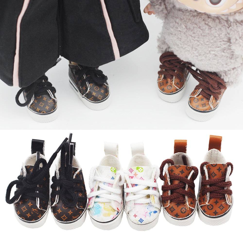 Labubu Shoes for DIMOO WORLD 15cm 17cm Labubu V1 V2 V3 Macaron have a ...