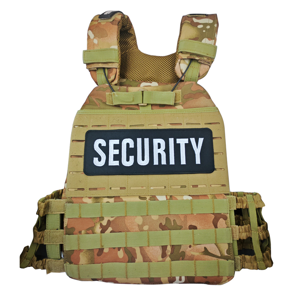Security Staff Large Back Tactical Morale Badge Embroidered Reflective ...