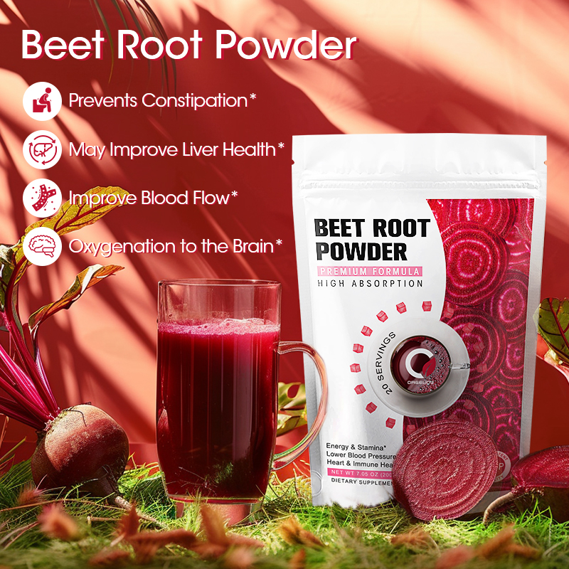 Orgeuos Beetroot Powder 10g Per sticks Promote Digestion and Blood ...