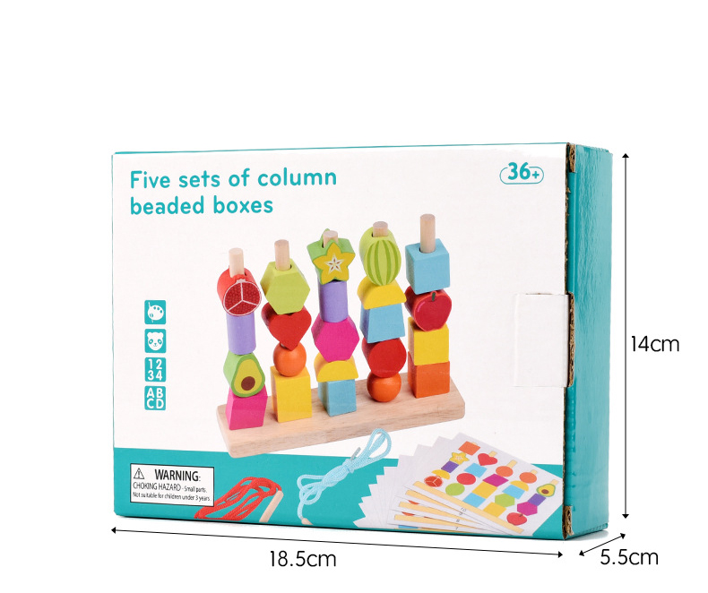 Montessori Wooden Toys Friut Shape Color Matching Puzzle Game Colorful ...