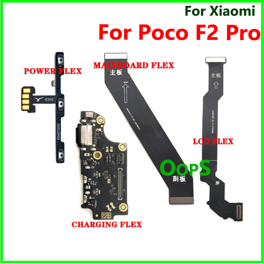 For Xiaomi Pocophone Poco F2 Pro Power Volume On Off Flex LCD Main ...