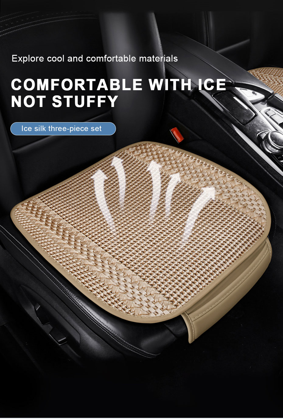 SEAMETAL Car Seat Cover Protector Universal Interior Auto Seats Four - View #6