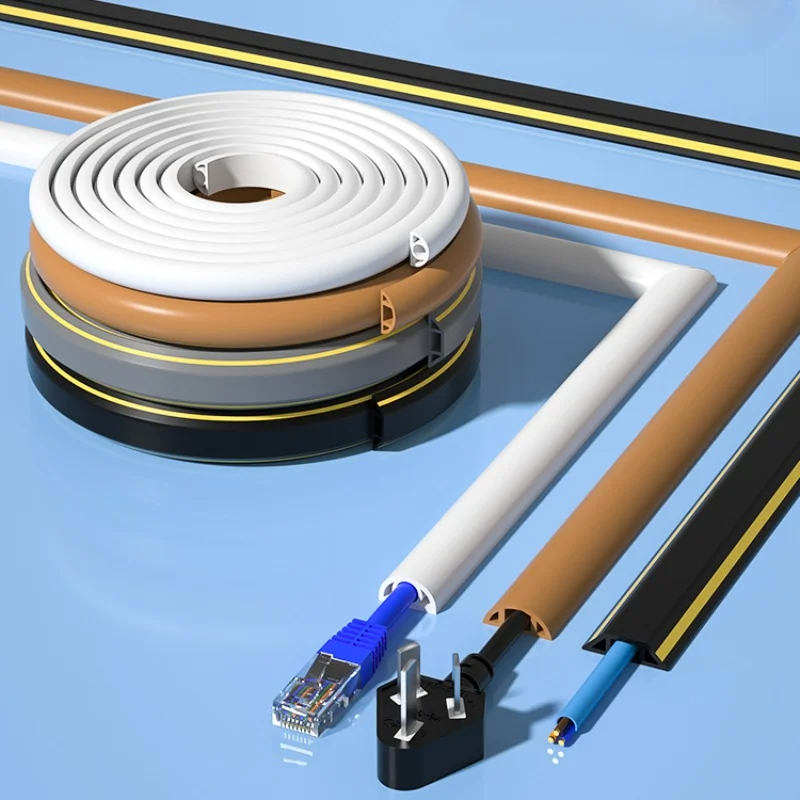 OPTIMUM Floor Cord Cover Anti-extrusion Cable Cover Hider Covers Wire ...