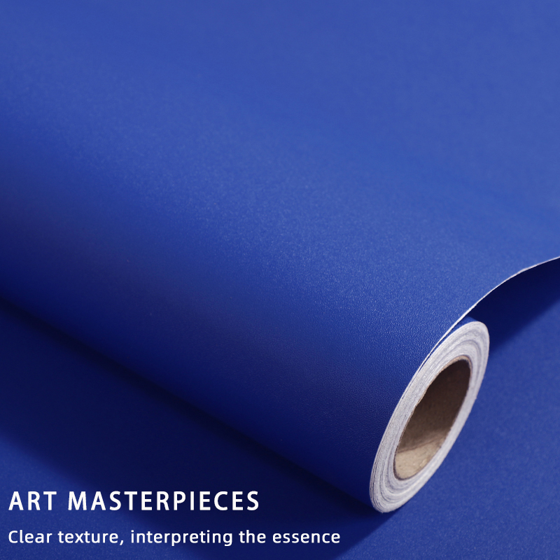 1 Roll 5m, Blue Stickers, Wallpaper Decoration, Bedroom Wallpaper, Wall ...