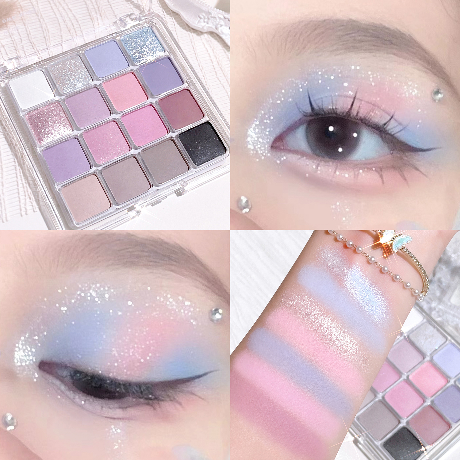 39 color eyeshadow pearlescent matte earth color eyeshadow