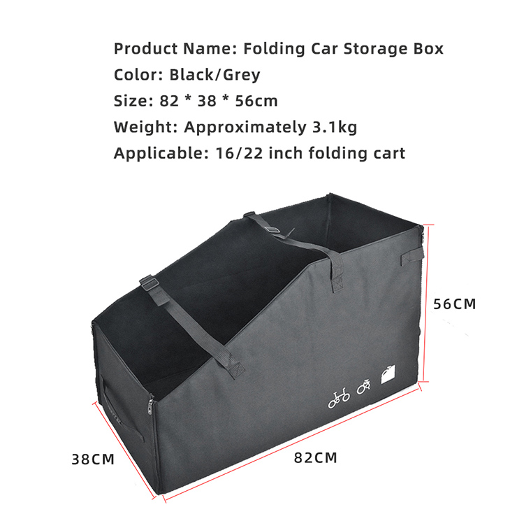 Vincita Keeper Box For Brompton Folding Bicycle - Folding Bike Storage Solution - Suitable For Brompton Bike - Keep The Bike Vertical In The Car