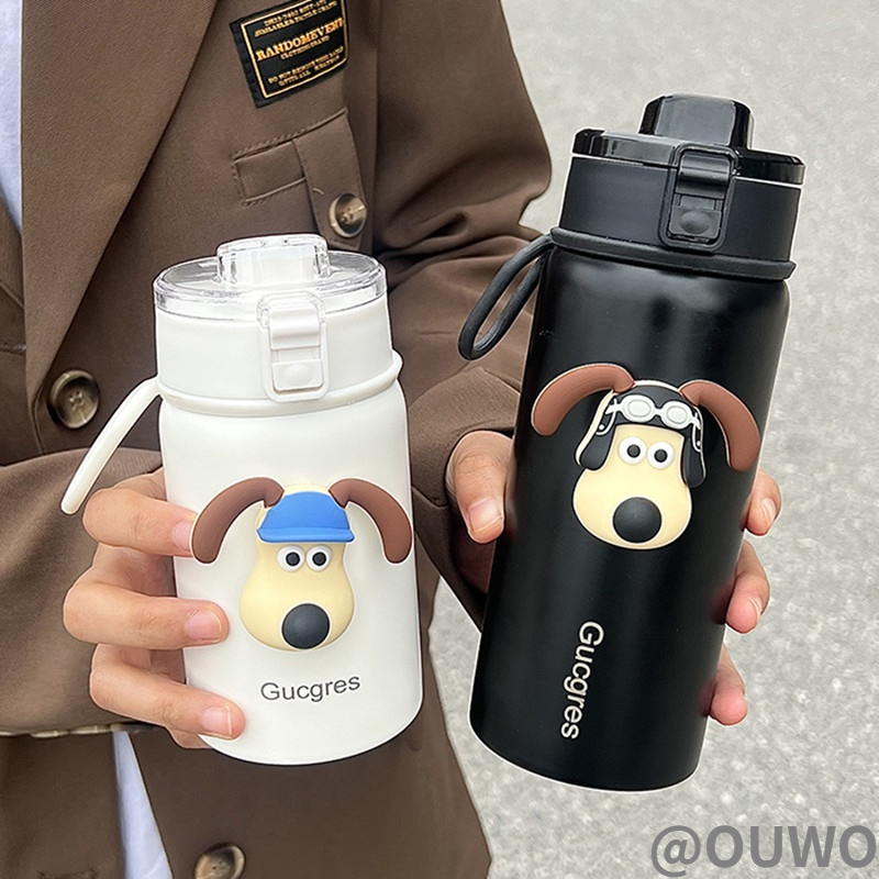 OUWO丨MY Ready Stock Muji Style 316 Stainless Steel Thermos Cup 550ml ...