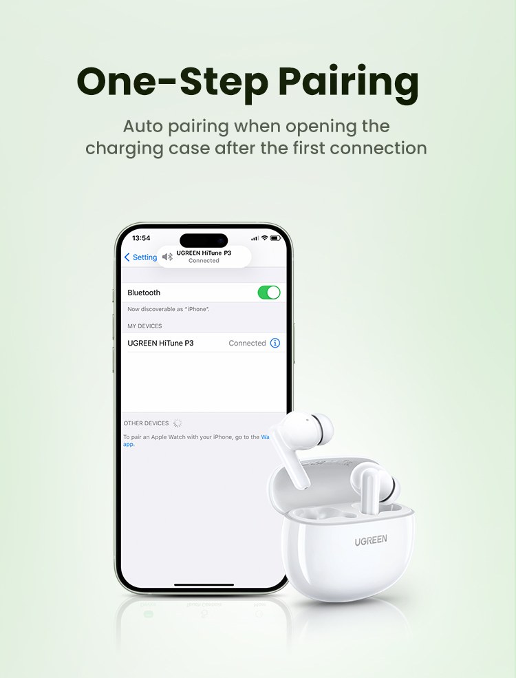 UGREEN HiTune P3 True Wireless Earbuds Support Dual Devices Connection ...