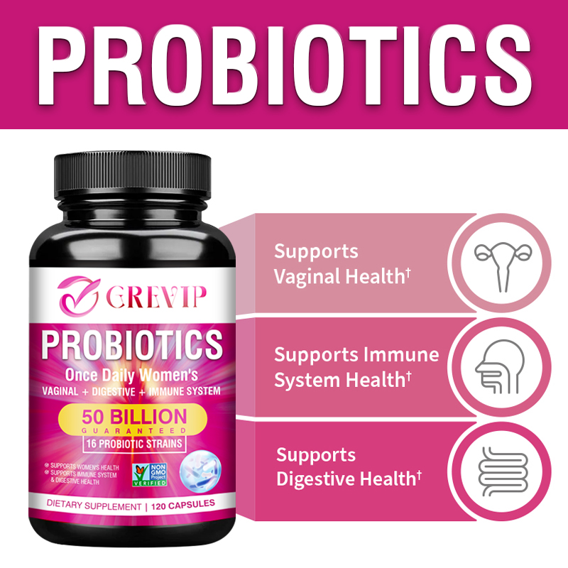PROBIOTICS - Probiotics for Women - 120 Capsules - Benefits Metabolism ...