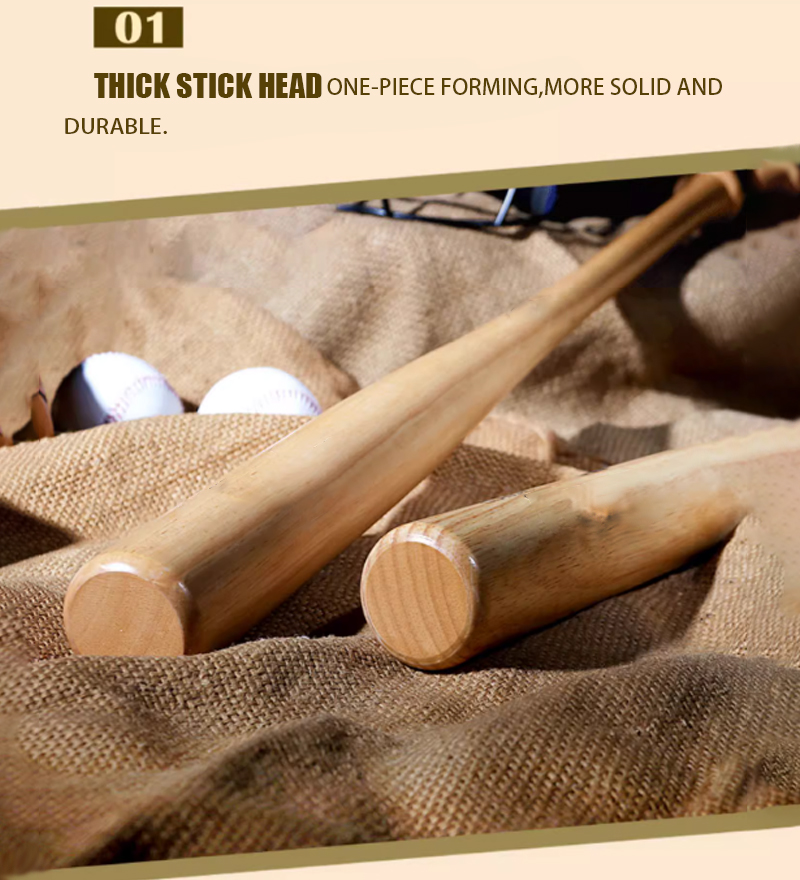 Wood Baseball Bat Professional Hardwood Baseball Stick Outdoor Sports ...