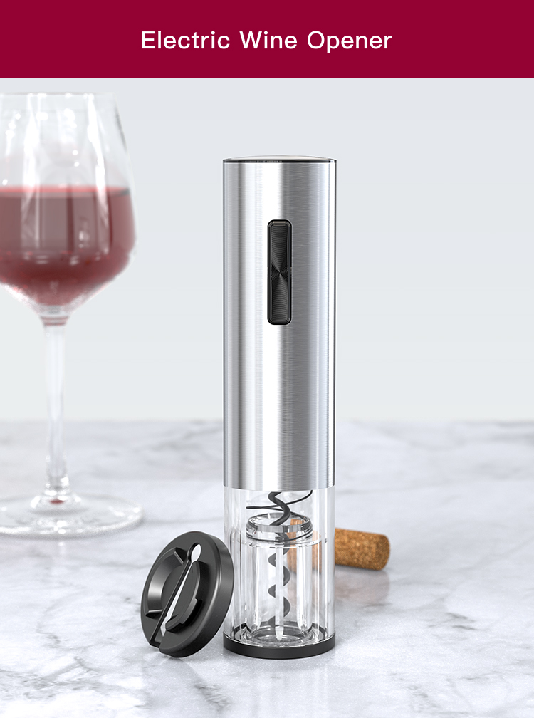 Rechargeable Electric Wine Corkscrew Set 5-Piece Metal Shell usb ...