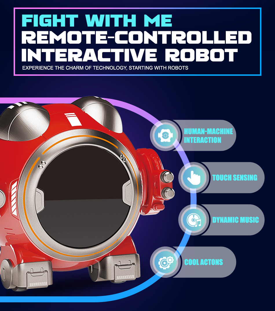 Smart Remote Control AT Robot Gesture Touch Sensor Dancing Robot ...