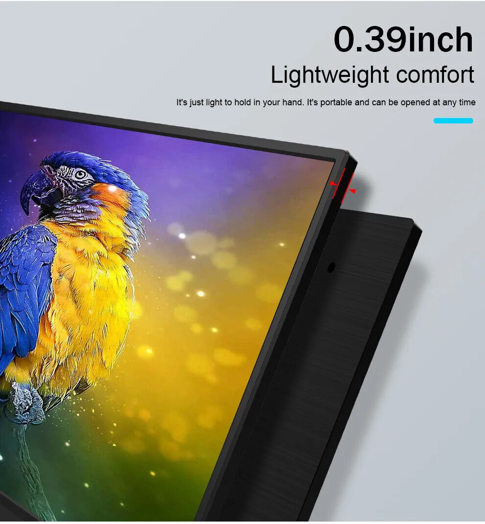 Portable monitor 144Hz for PC 15.6-inch IPS game office monitor ...