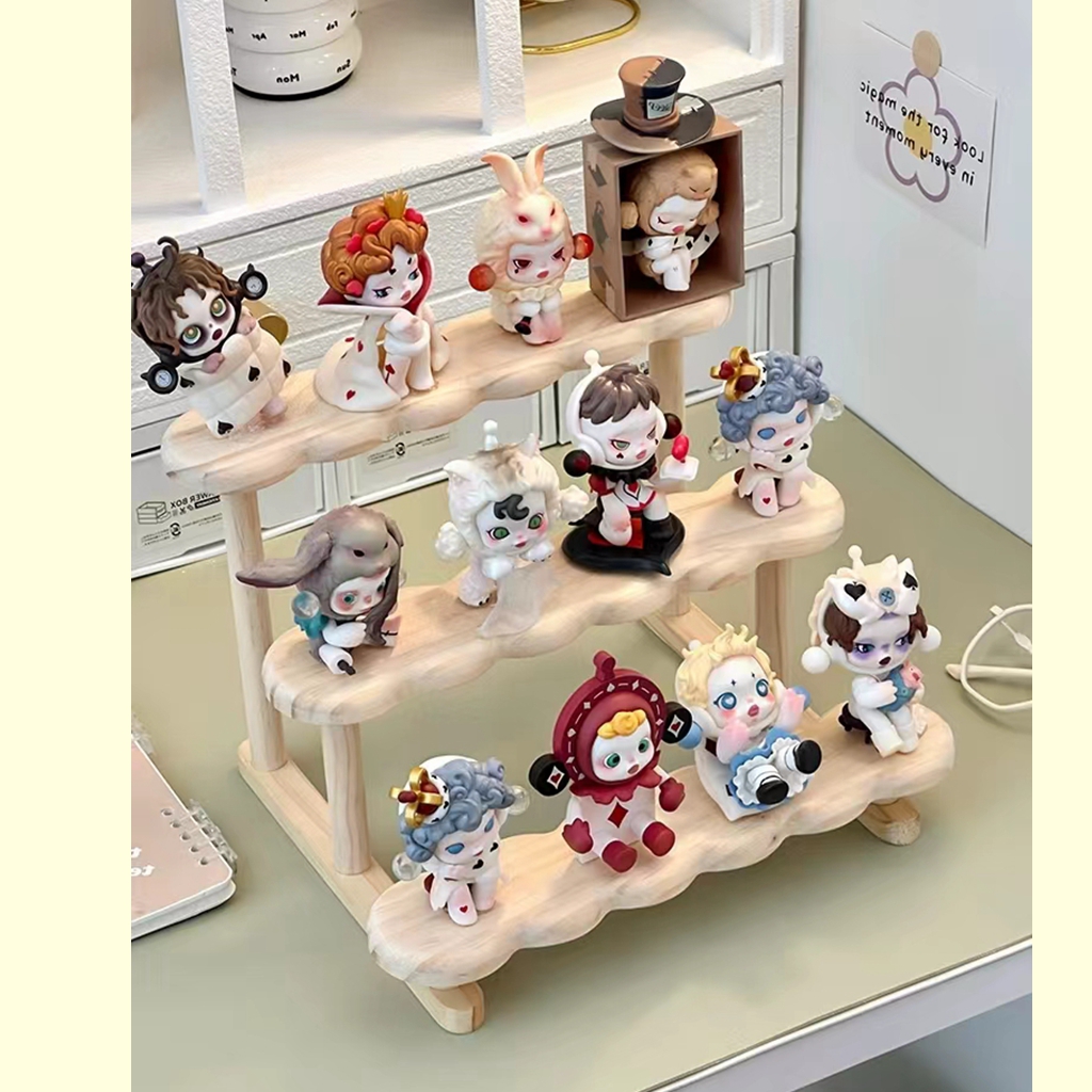 3 Layer Solid Wood Display Rack Stand Perfume Jewelry Toys Storage ...