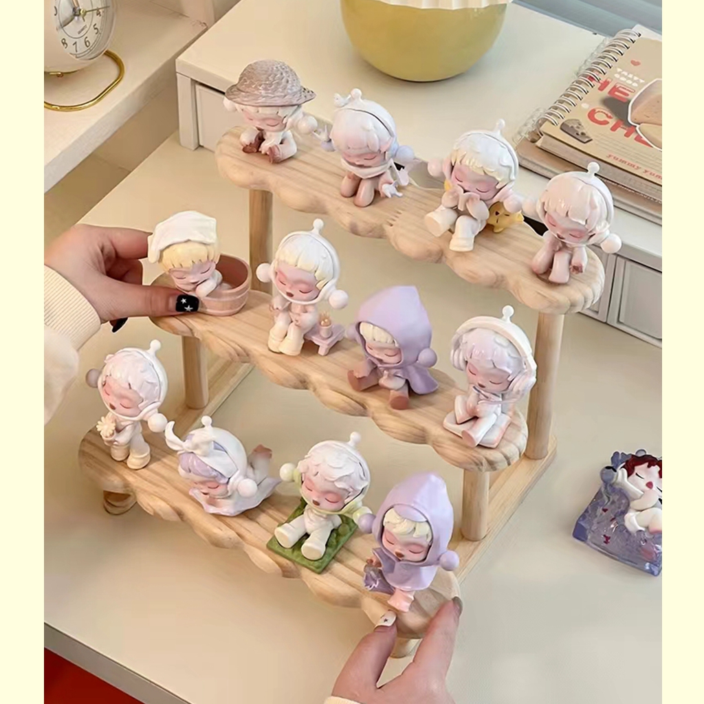 3 Layer Solid Wood Display Rack Stand Perfume Jewelry Toys Storage ...
