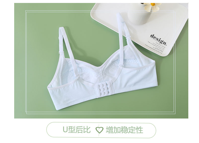 Girl bra teen cup Breathable junior cotton student development cute ...