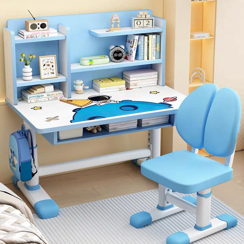 【ACC】Study Desk Study Table And Chair Set Adjustable Height Student ...