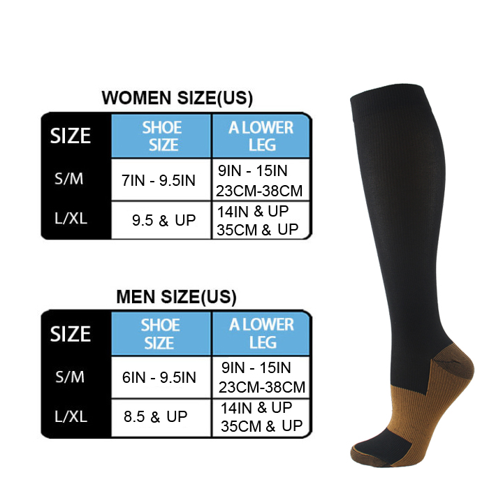 30-40cm Stockings Compression Golf Sport Socks Fit For Rugby Socks ...