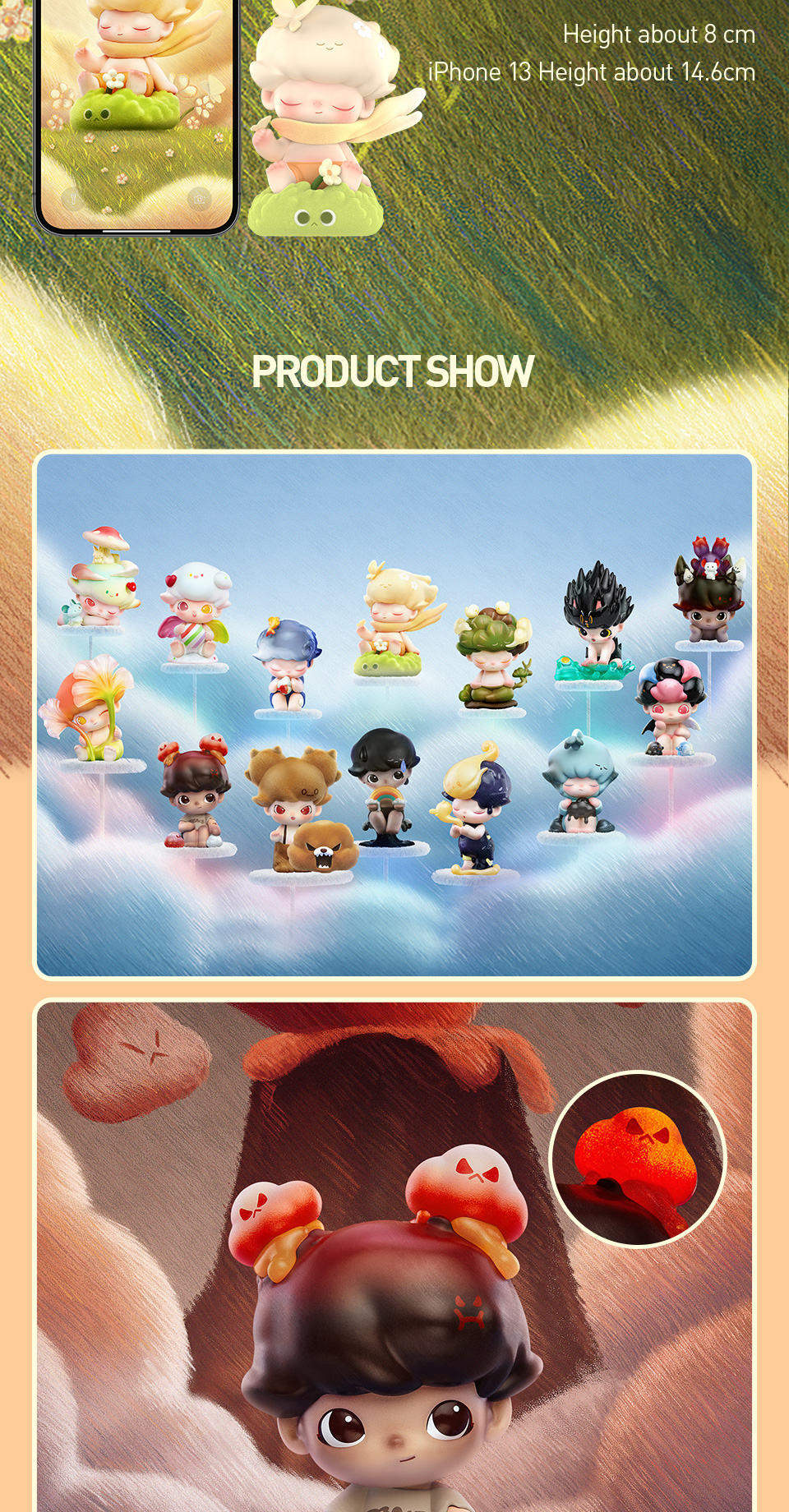 POP MART DIMOO By Your Side Series Figures Blind Box Action