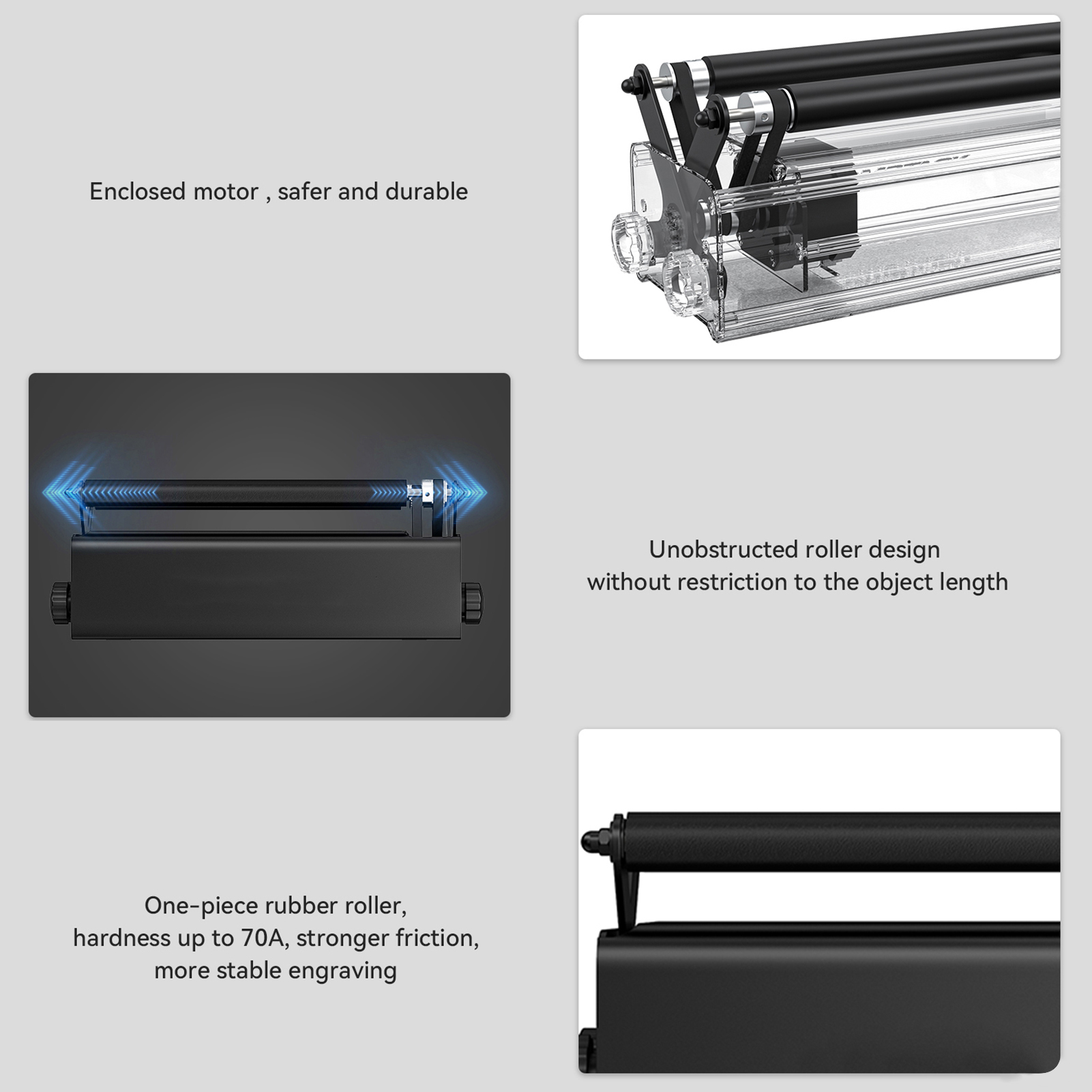 Atomstack R3 Pro Laser Rotary Roller Set Engraving Module For ...