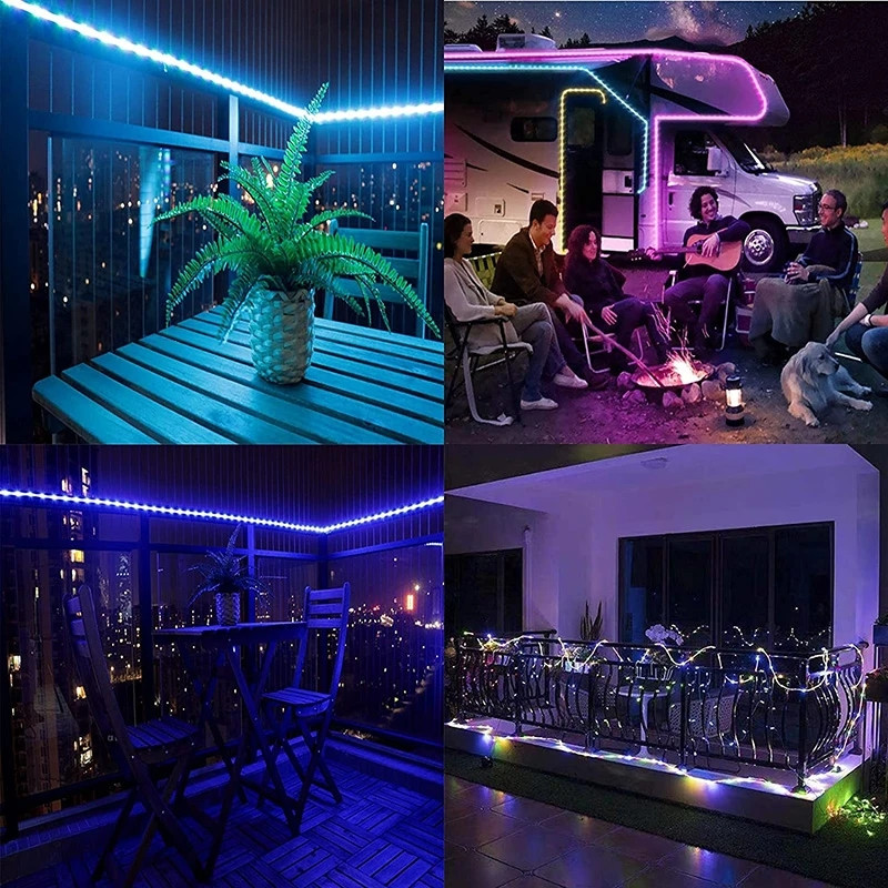 Portable 5V COB LED Strip Light with Battery Box for DIY Decoration ( 9 ...