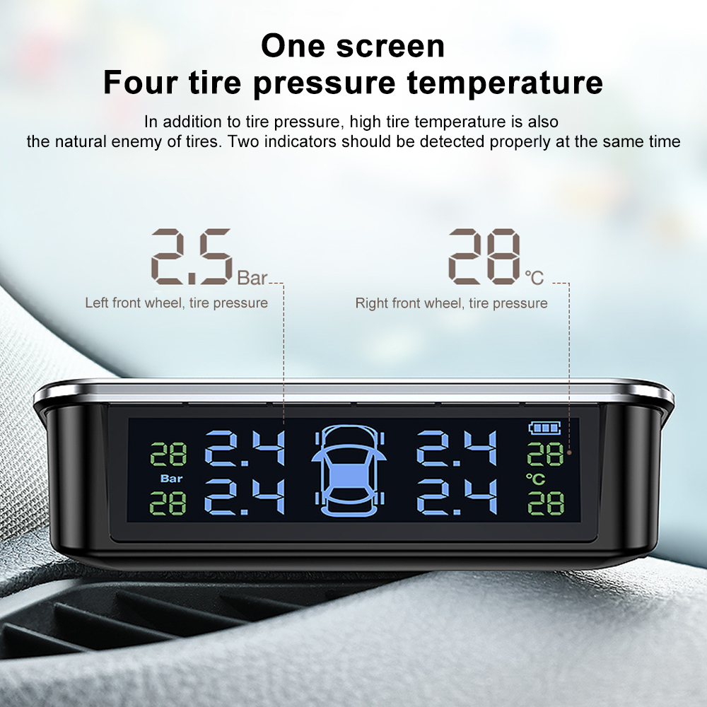 New Style Touch TPMS Tyre Pressure Monitoring System Real-Time Display ...