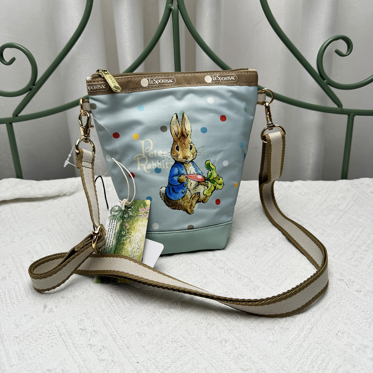 Lesportsac New Product Cute Peter Rabbit Bucket Bag Shoulder Bag ...