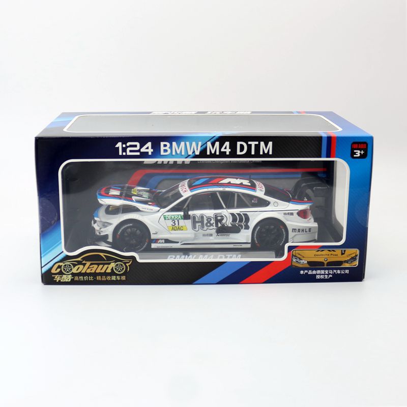 CCA 1/24 BMW M4 DTM Racing Diecast car Car Model Simulation Alloy ...