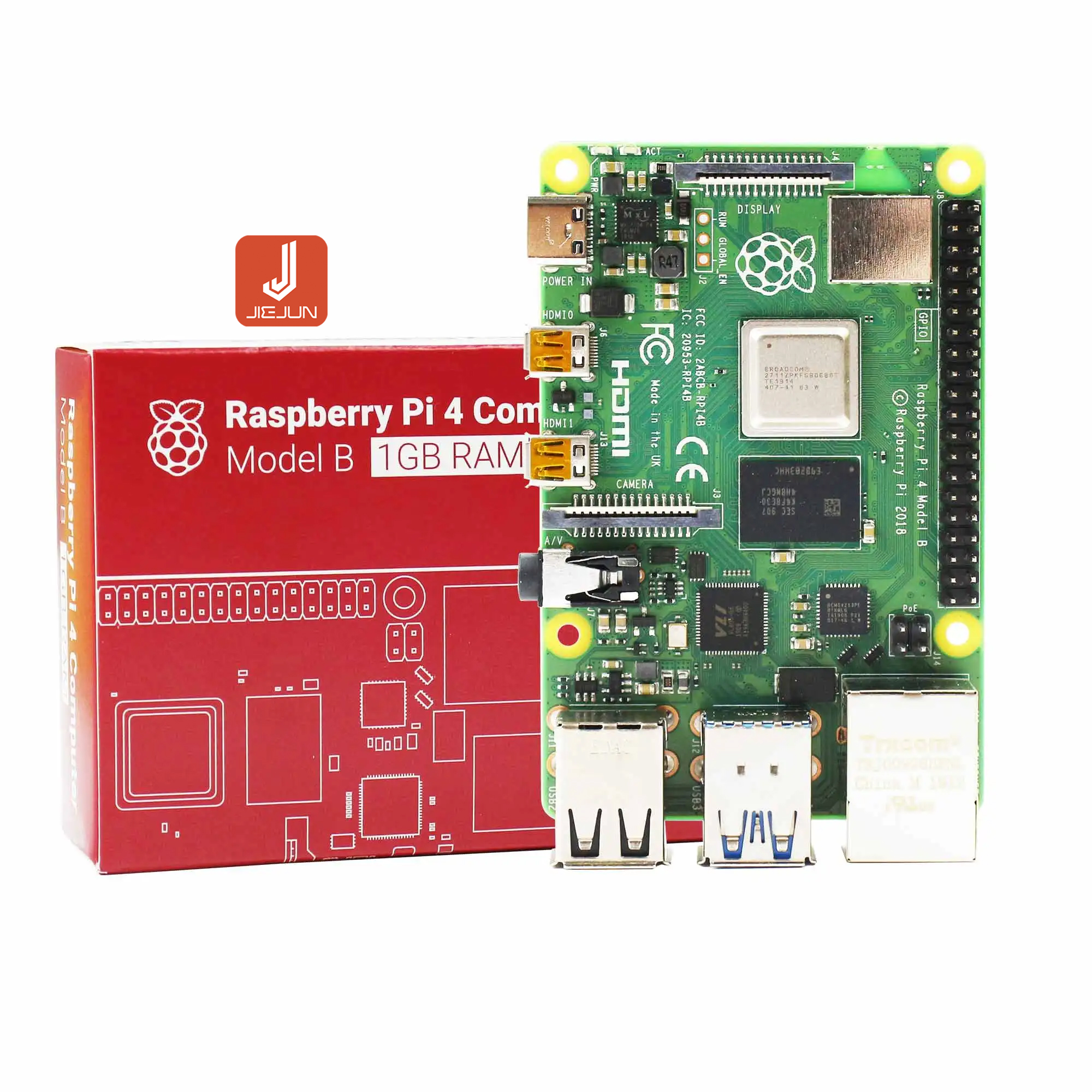 Raspberry Pi 4 Model B Board 2GB 4GB 8GB RAM CPU 64 Bit 1.5Ghz RPi Dev ...