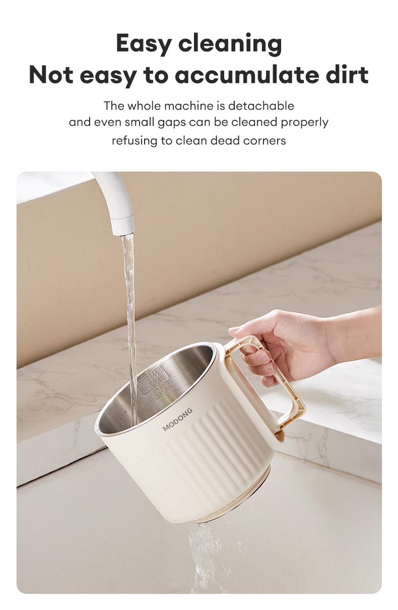 MODONG Folding Electric Kettle Stainless Steel Double Inner Tank ...
