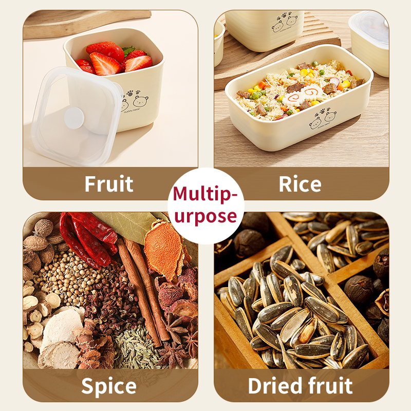 【Microwavable 】Layer Bento Lunch Box Portable Storage Container Kids