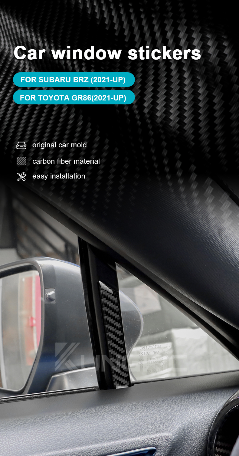 KUNGKIC Soft Carbon Fiber For Subaru BRZ Toyota GR86 2021-2025 Car ...