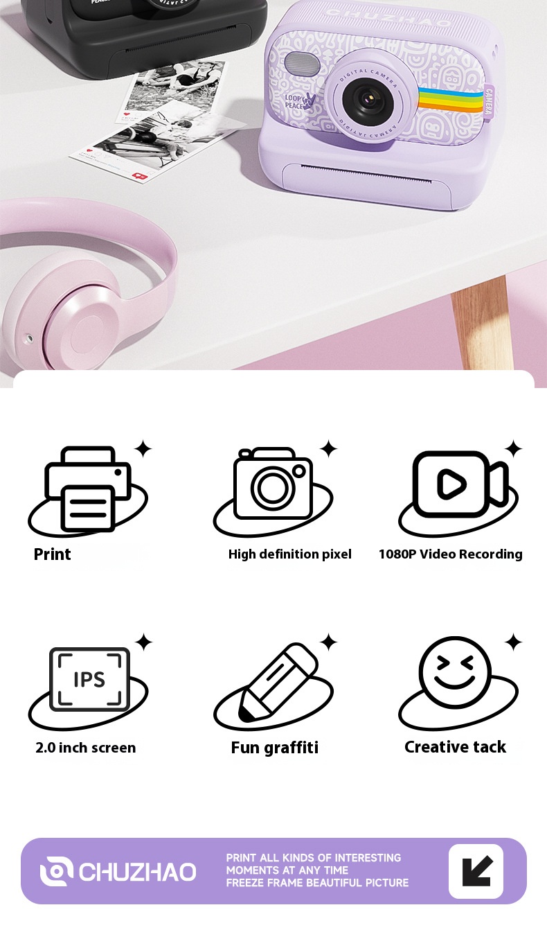 SML S9 New Print Camera Student Digital Camera Children's Birthday ...