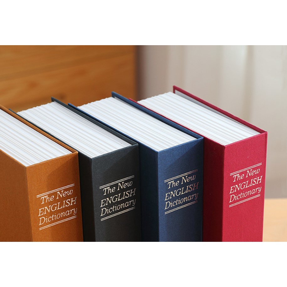 EXPOSE Book Safe Box with Password Lock Key Dictionary Secret Storage ...