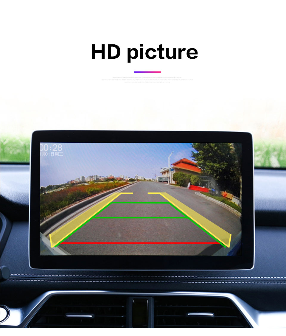 AHD Car Intelligent Dynamic Trajectory Moving Guide Parking Line Rear ...