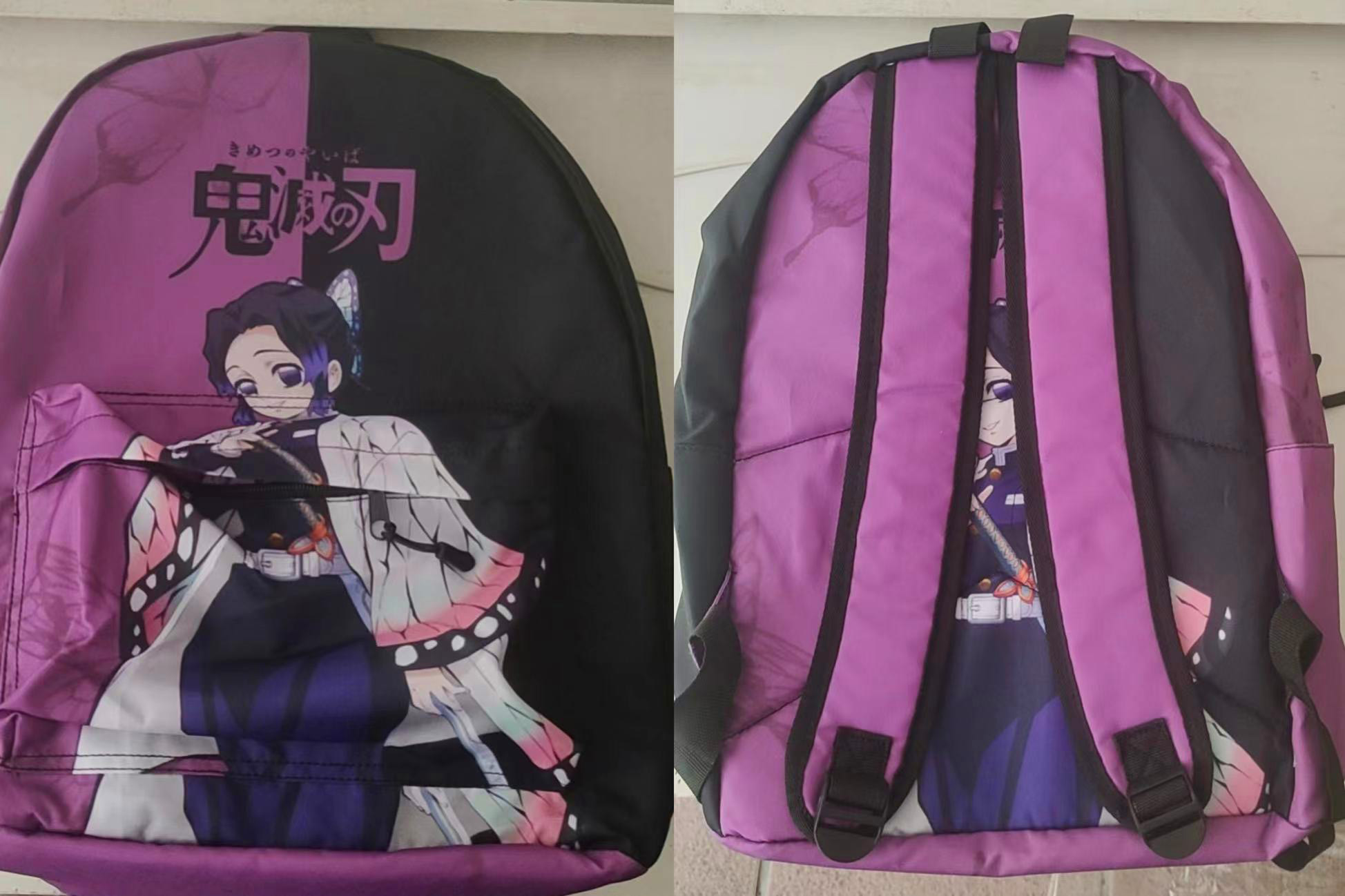 Nezuko Zenitsu Backpack Tanjiro School Bags Obanai Sabito Travel Bags with Large Capacity main image 1
