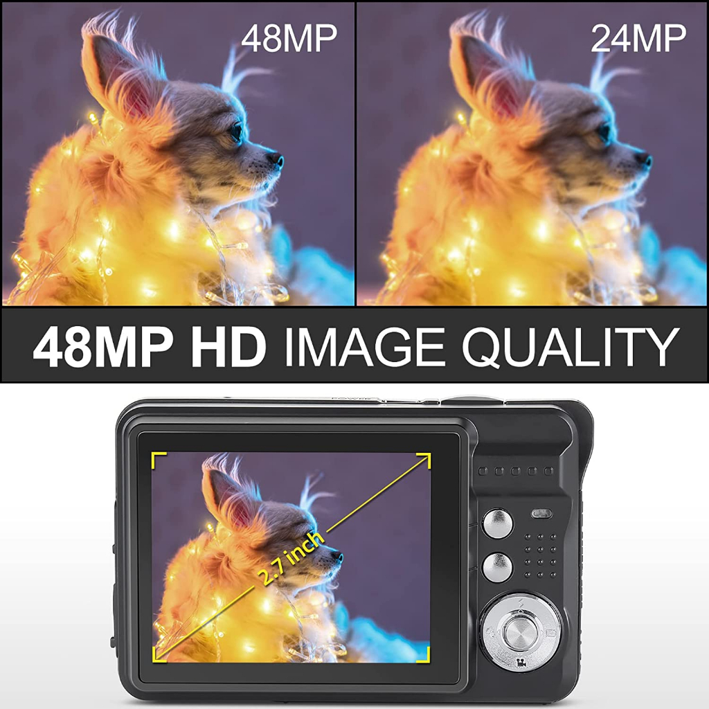 EXPOSE CCD Camera CCD 64 Million Pixel 2.7 Inch HD Screen Children ...