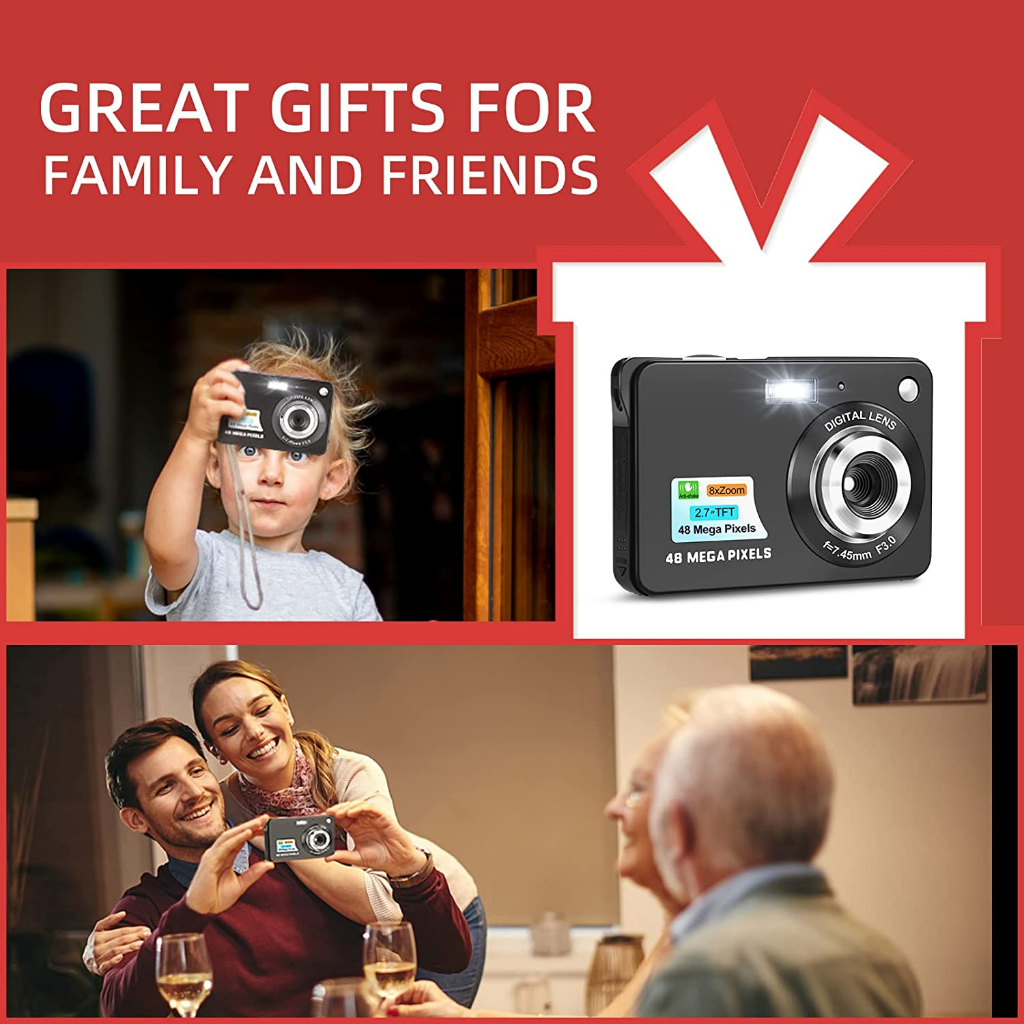 EXPOSE CCD Camera CCD 64 Million Pixel 2.7 Inch HD Screen Children ...