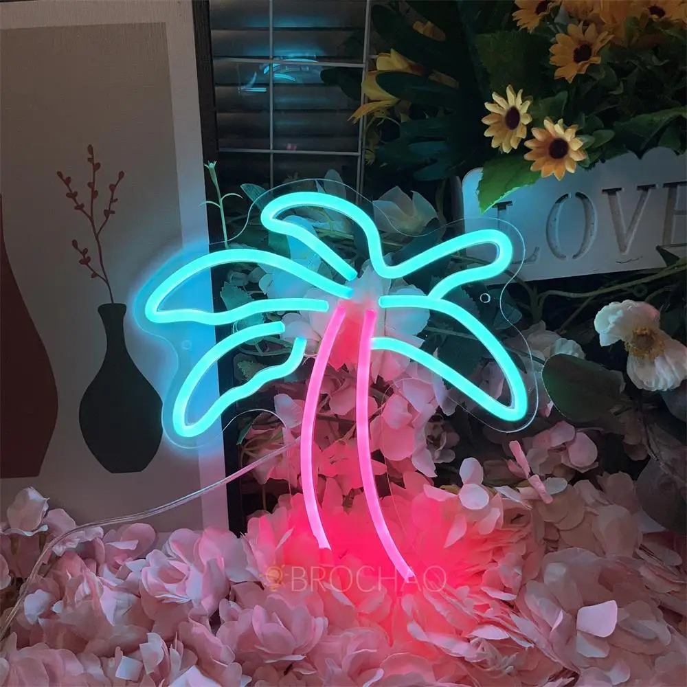 Tiki Bar Open Neon LED Sign Lights For Seaside Beer Bar Pub Club Party ...