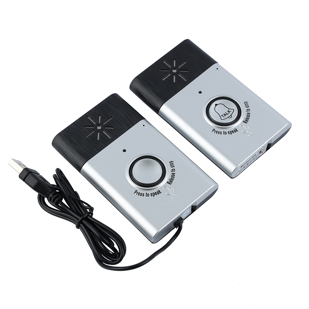 Wireless Voice Intercom Doorbell 2-way Talk Monitor with 1*Outdoor Unit ...