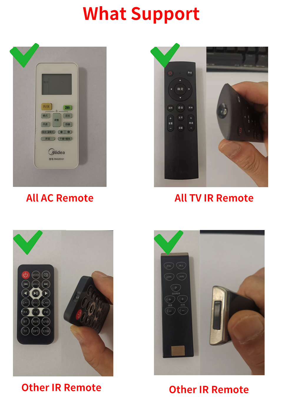 Tuya WiFi IR Remote Control For TV AC Air Conditioner Smart Life APP