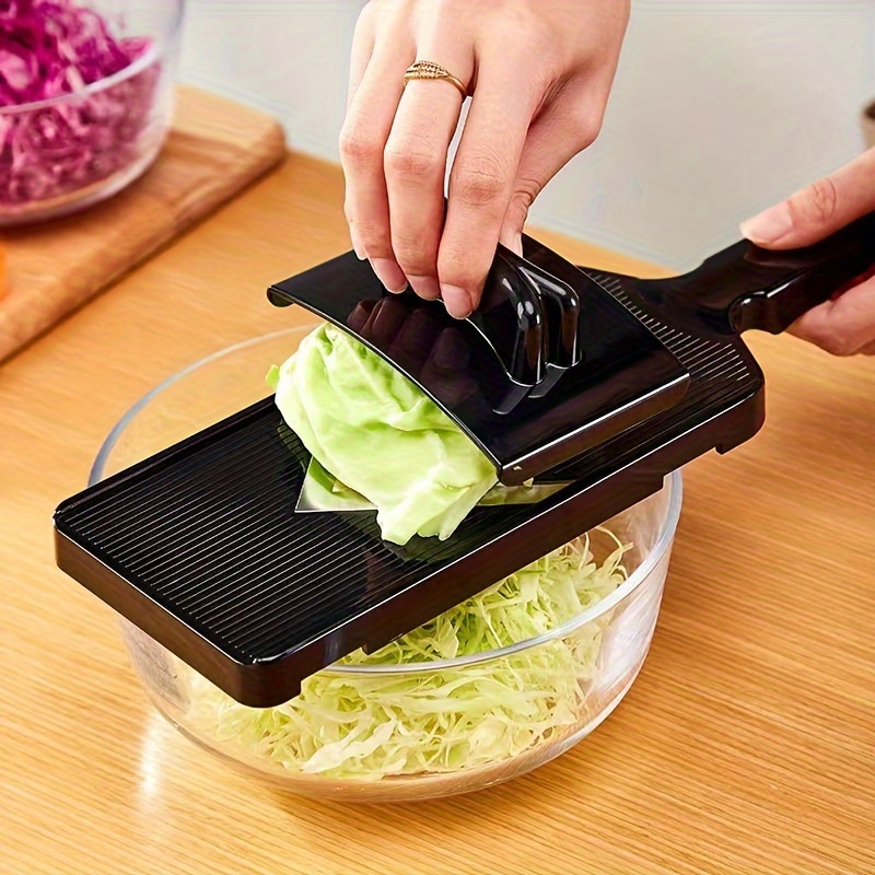 Multi-Purpose Plastic Cabbage Slicer - Manual Vegetable Shredder and ...