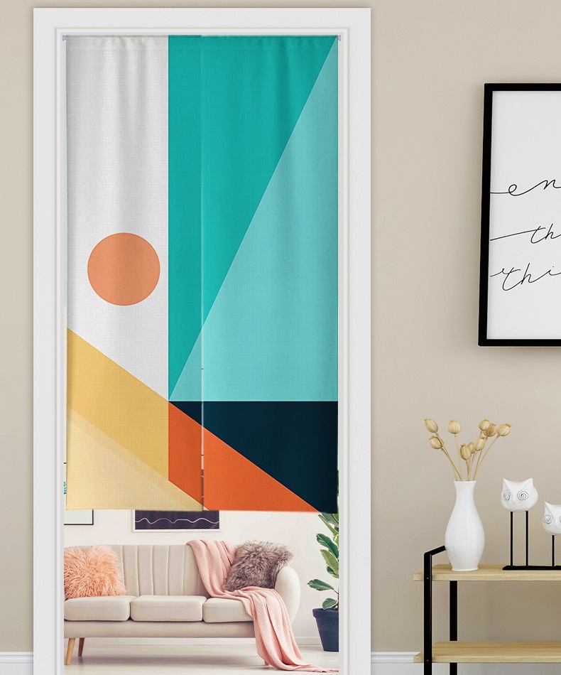 Ins Style Kitchen Door Curtain Half Height Doorway Curtain Thicken ...
