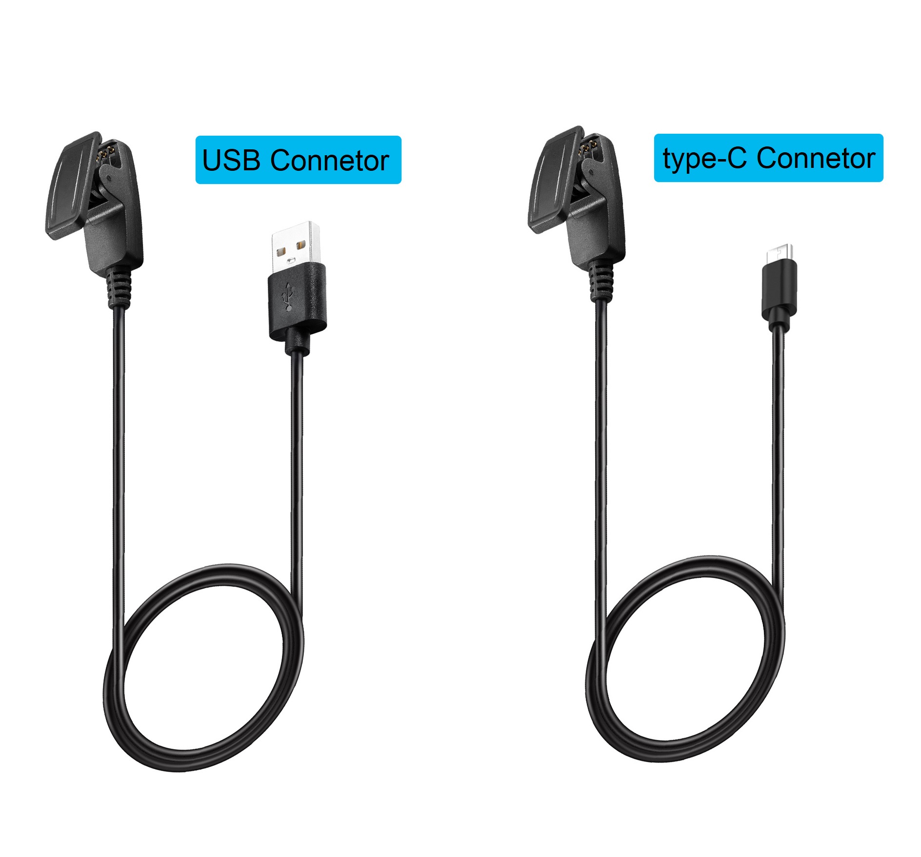 Charger Compatible With Forerunner 35 35J 230 235 630 645 Music 735XT Approach G10 S20 Vivomove HR Lily - USB Charging Cable Clip 100cm - GPS Smartwatch Accessories - View #12