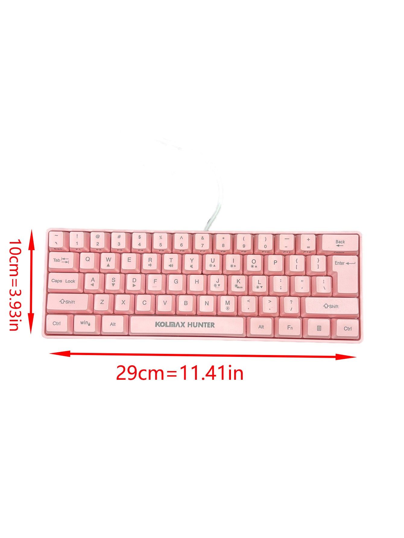 Wired Keyboard and Mouse for PC/Computer/Laptop/Windows/Mac, Pink Papan ...