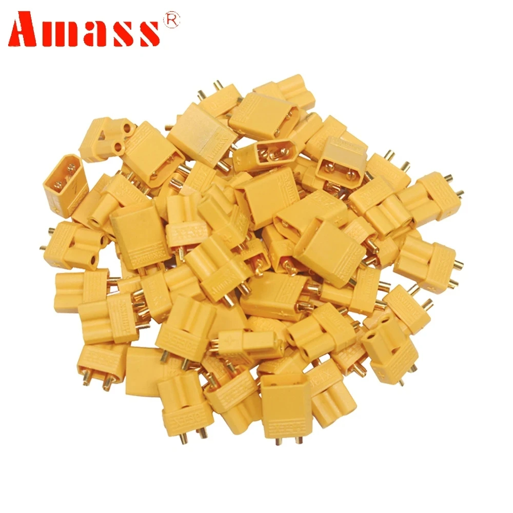 AMASS XT30U-M Genuine Male 2.0mm Bullet Connector RC Li-PO - Foto 10